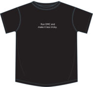 run dmc t-shirt slogan
