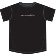 log, i am your father tshirt slogan