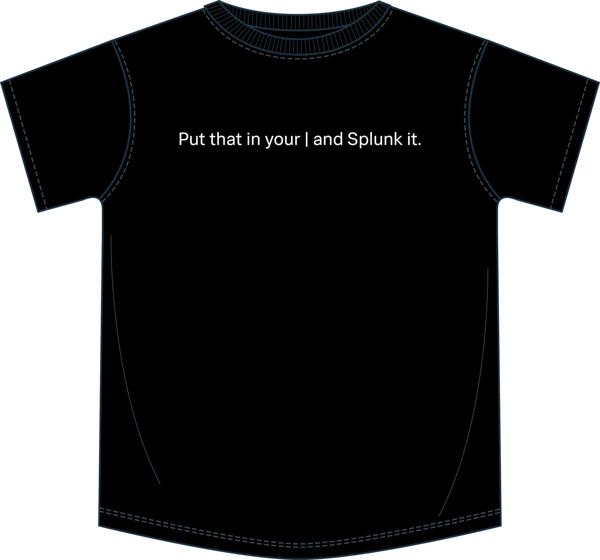 Picture of Put that in your | and Splunk it.